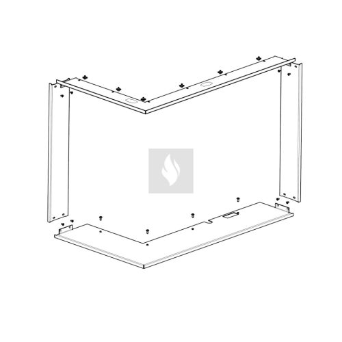 RAM12 takarókeret Romotop Impression IC2LG kandallóbetéthez