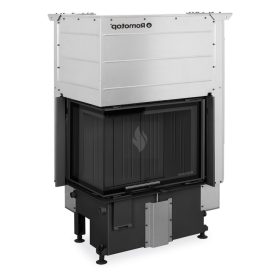   Romotop IMPRESSION L 3G L 63.51.38.16 Légfűtéses kandallóbetét fekete béléssel
