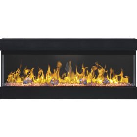 IMPULSE 93 Elektrokamin - wandeinbau / wandhängend, Schwarz
