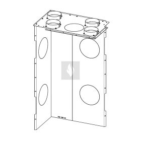 Konvekciós burkolat Romotop Impression I R/L 2LF kandallóbetéthez