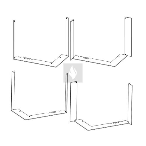 RAM13 takarókeret Romotop Impression I R/L 2LF kandallóbetéthez