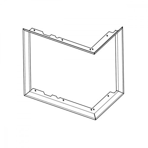 RAM04 süllyesztett beépítő keret Romotop Impression I R/L 2SF kandallóbetéthez