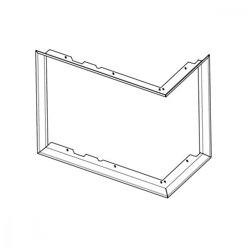 RAM04 süllyesztett beépítő keret Romotop Impression I R/L 2SG kandallóbetéthez