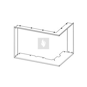 Romotop RAM12 takarókeret IR3LG kandallóbetéthez
