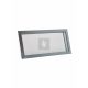 EGYSZERŰ SZELLŐZŐRÁCS FEKETE 325X170 mm