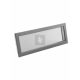EGYSZERŰ SZELLŐZŐRÁCS FEKETE 450X170 mm