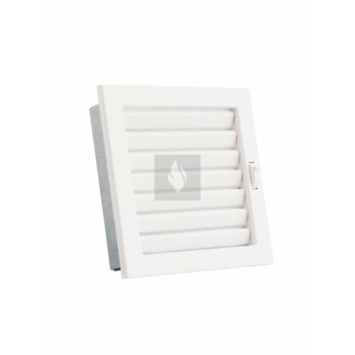 ÁLLÍTHATÓ ZSALUS SZELLŐZŐRÁCS FEHÉR 220X220 mm