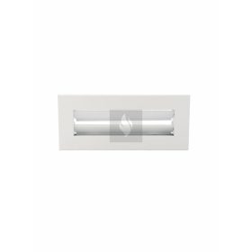 RÖGZÍTETT ZSALUS SZELLŐZŐRÁCS FEHÉR 220X95 mm