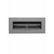 RÖGZÍTETT ZSALUS SZELLŐZŐRÁCS FEKETE 220X95 mm