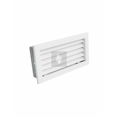 RÖGZÍTETT ZSALUS SZELLŐZŐRÁCS FEHÉR 325X170 mm