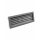 RÖGZÍTETT ZSALUS SZELLŐZŐRÁCS FEKETE 325X170 mm