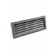 RÖGZÍTETT ZSALUS SZELLŐZŐRÁCS FEKETE 325X195 mm