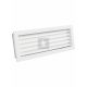 RÖGZÍTETT ZSALUS SZELLŐZŐRÁCS FEHÉR 450X170 mm
