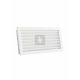 RÖGZÍTETT ZSALUS SZELLŐZŐRÁCS FEHÉR 450X220 mm