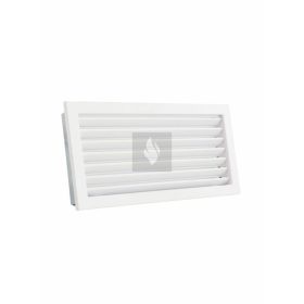 RÖGZÍTETT ZSALUS SZELLŐZŐRÁCS FEHÉR 450X240 mm