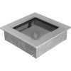 Egyszerű Szellőzőrács Inox 17X17cm
