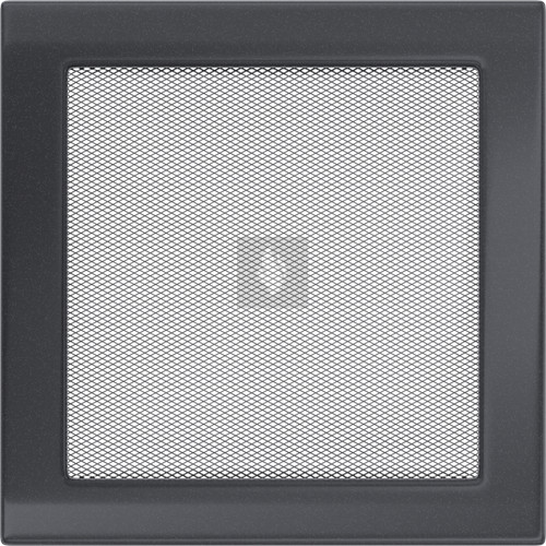 Egyszerű Szellőzőrács Grafit 22X22cm