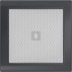 Egyszerű Szellőzőrács Grafit 22X22cm