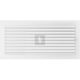 Egyszerű Szellőzőrács Fehér 22X45cm Zsalus