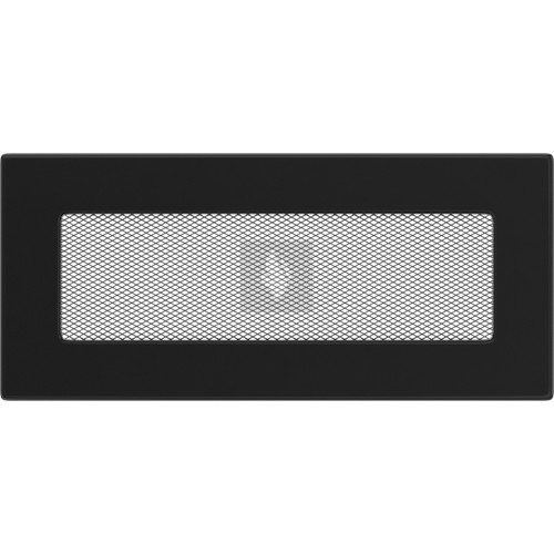 Egyszerű Szellőzőrács Fekete 11X24cm