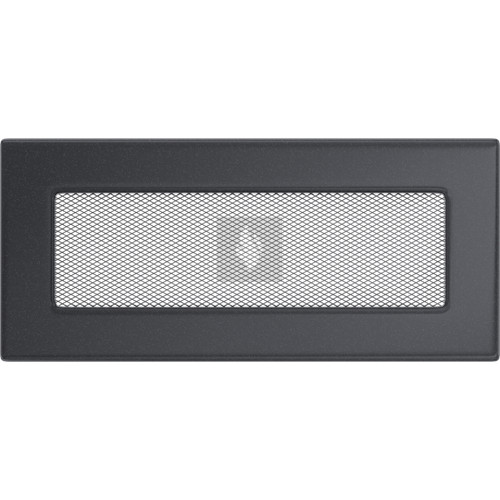 Egyszerű Szellőzőrács Grafit 11x24cm