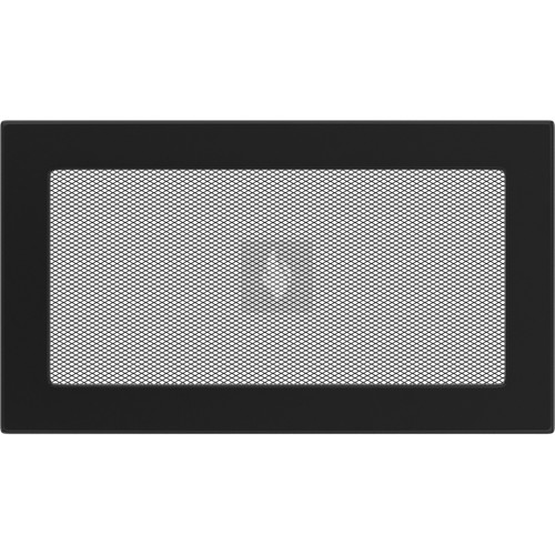 Egyszerű Szellőzőrács Fekete 17X30cm