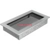 Egyszerű Szellőzőrács Inox 17X30cm