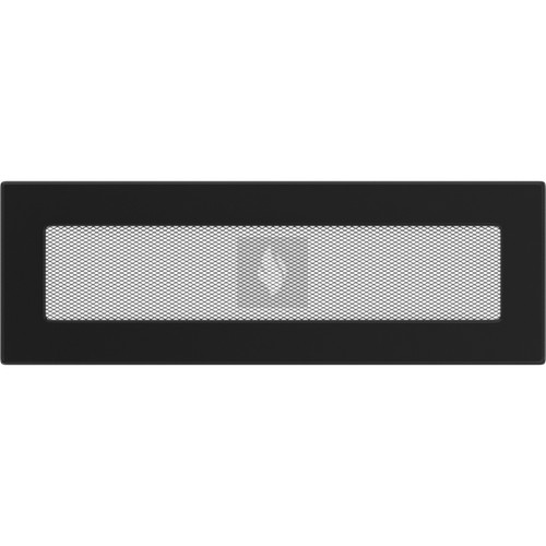 Egyszerű Szellőzőrács Fekete 11x32cm