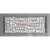 ABC Szellőzőrács Inox 17x37cm