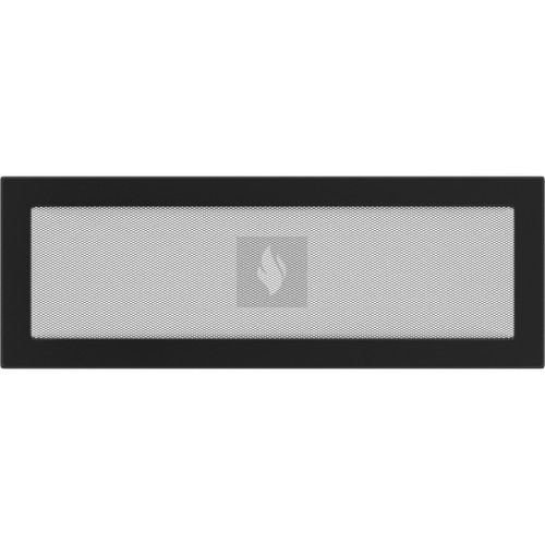 Egyszerű Szellőzőrács Fekete 17X49cm
