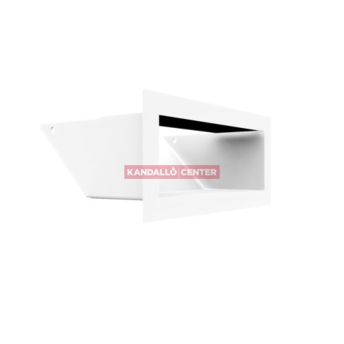 MINIMAL Szellőzőrács Fehér 9x20cm hátfallal SF