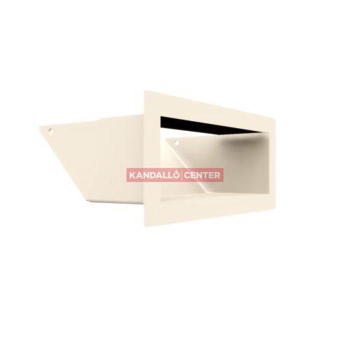 MINIMAL Szellőzőrács Krém 9x20cm hátfallal
