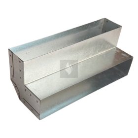 TÉGLALAP CSATORNA KÖNYÖK TÉRBELI 90° 200 X 50 mm
