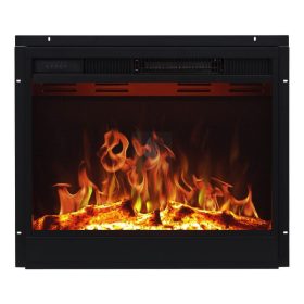 LEMONT 74 fekete Beépíthető elektromos kandalló