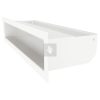 SAVEN Loft szellőzőrács 9×40cm fehér