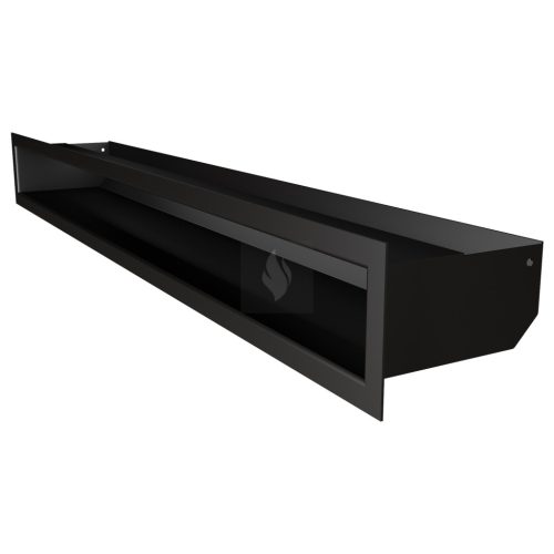 SAVEN Loft szellőzőrács 9×80cm fekete