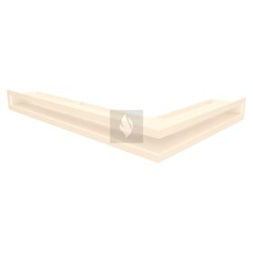 SAVEN Loft sarok szellőzőrács 6×40×60cm krém balos