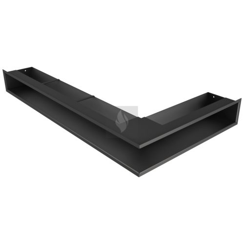 SAVEN Loft sarok szellőzőrács 9,5×45×80cm fekete balos
