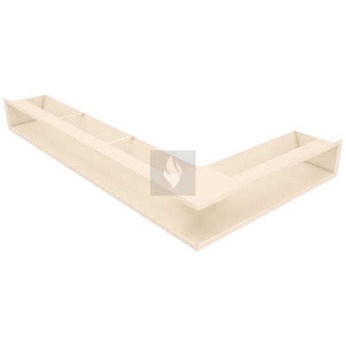 SAVEN Loft sarok szellőzőrács 9,5×45×80cm krém balos
