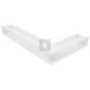 SAVEN Loft sarok szellőzőrács 9,5×45×80cm fehér balos