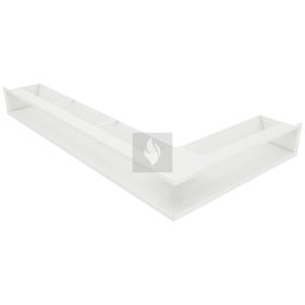 SAVEN Loft sarok szellőzőrács 9,5×45×80cm fehér balos