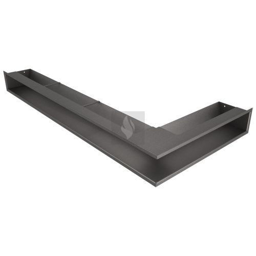 SAVEN Loft sarok szellőzőrács 9,5×45×95cm grafit balos