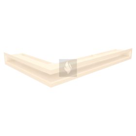SAVEN Loft sarok szellőzőrács 6×60×40cm krém jobbos