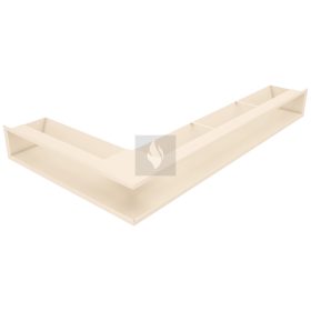 SAVEN Loft sarok szellőzőrács 9,5×80×45cm krém jobbos