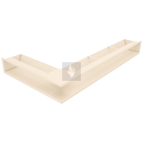 SAVEN Loft sarok szellőzőrács 9,5×80×45cm krém jobbos
