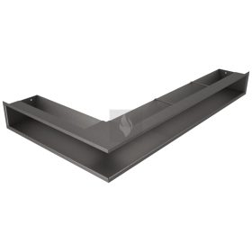 SAVEN Loft sarok szellőzőrács 9,5×80×45cm grafit jobbos