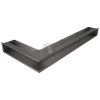 SAVEN Loft sarok szellőzőrács 9,5×95×45cm grafit jobbos