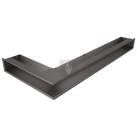 SAVEN Loft sarok szellőzőrács 9,5×95×45cm grafit jobbos