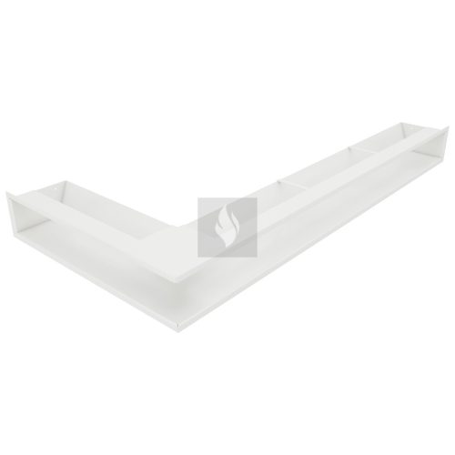 SAVEN Loft sarok szellőzőrács 9,5×95×45cm fehér jobbos