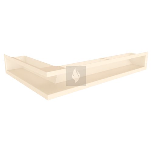 SAVEN Loft sarok szellőzőrács 9×60×40cm krém jobbos